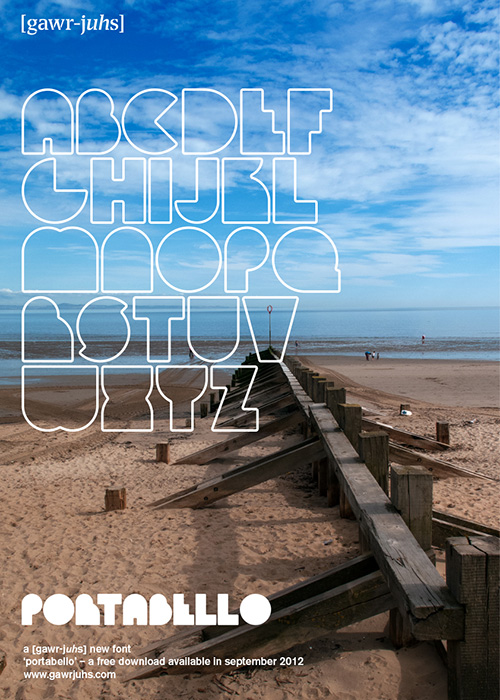 Portabello Typeface Poster